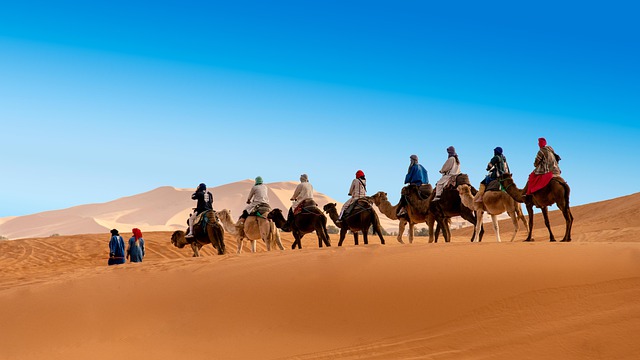Erg Chebbi dunes • Camel riding in Merzouga